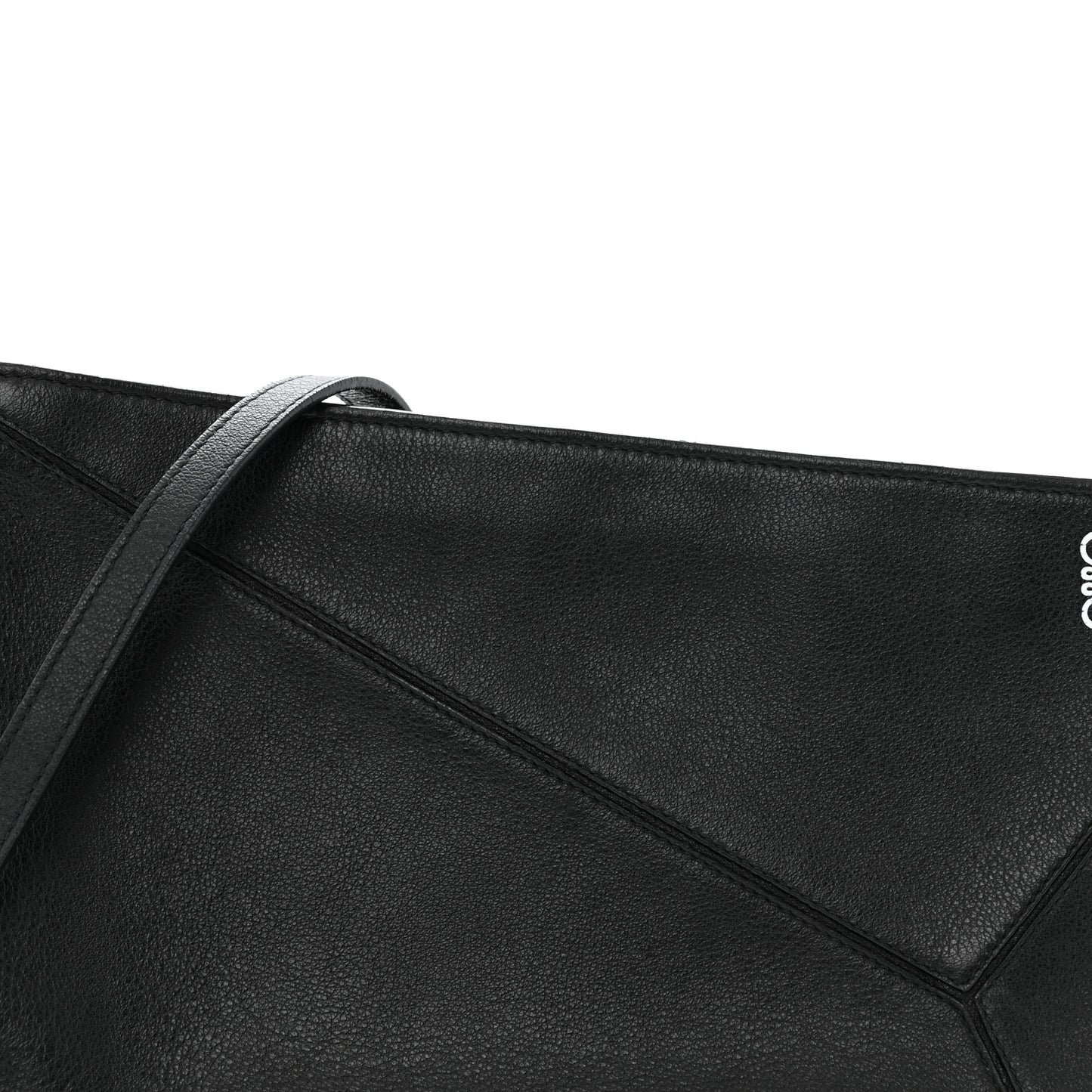 Calfskin Puzzle Pouch Black
