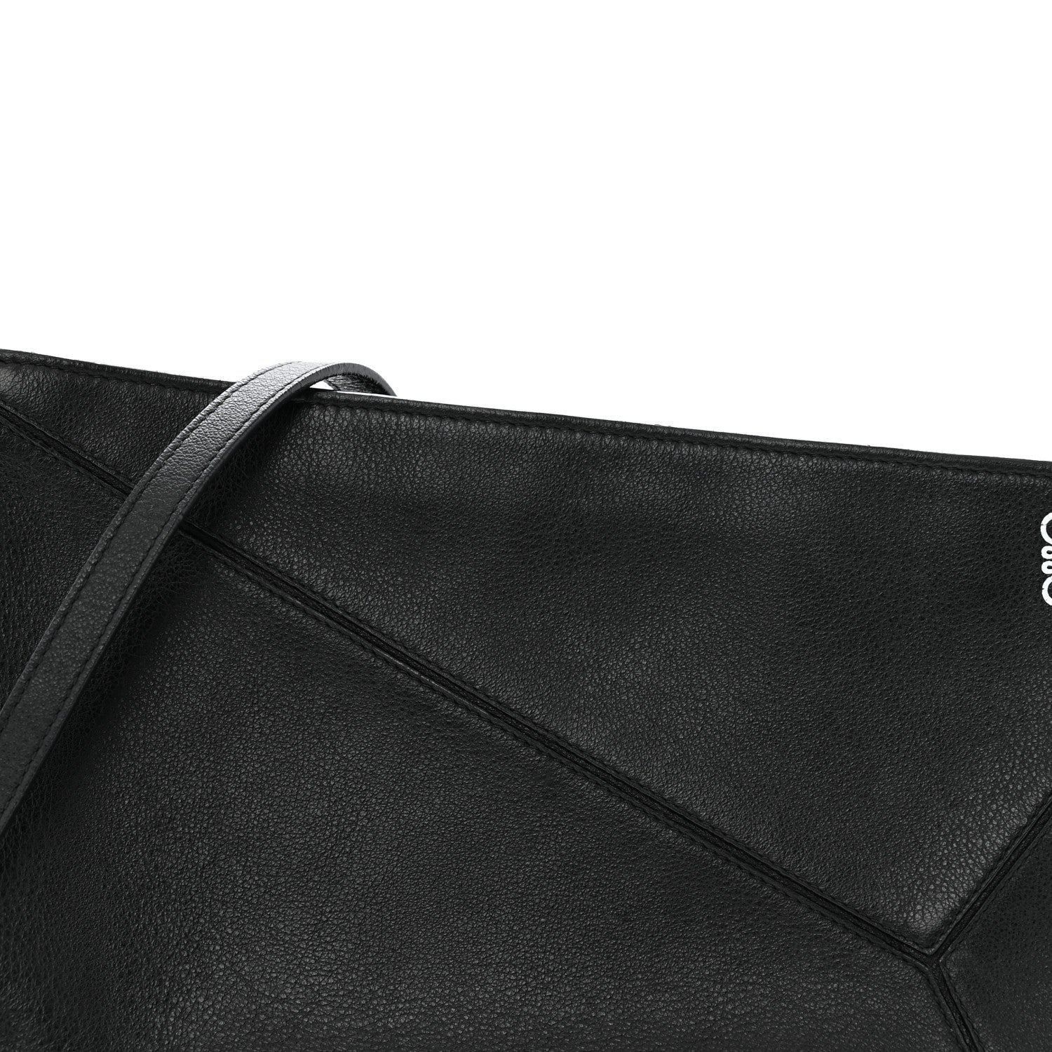 Loewe Calfskin Puzzle Pouch Black 7 of 11