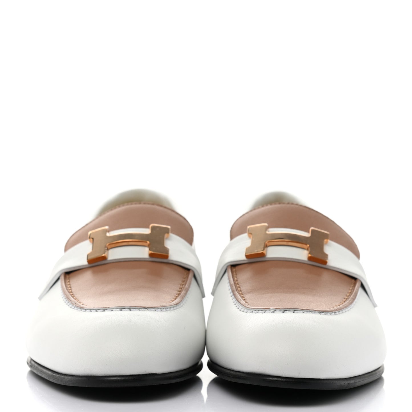 Calfskin Womens Paris Loafers 37 White Bois De Santal