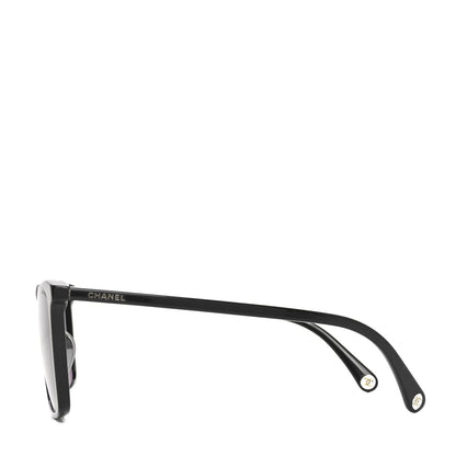Chanel Acetate Polarized Square Sunglasses 5447-A Black 3 of 6