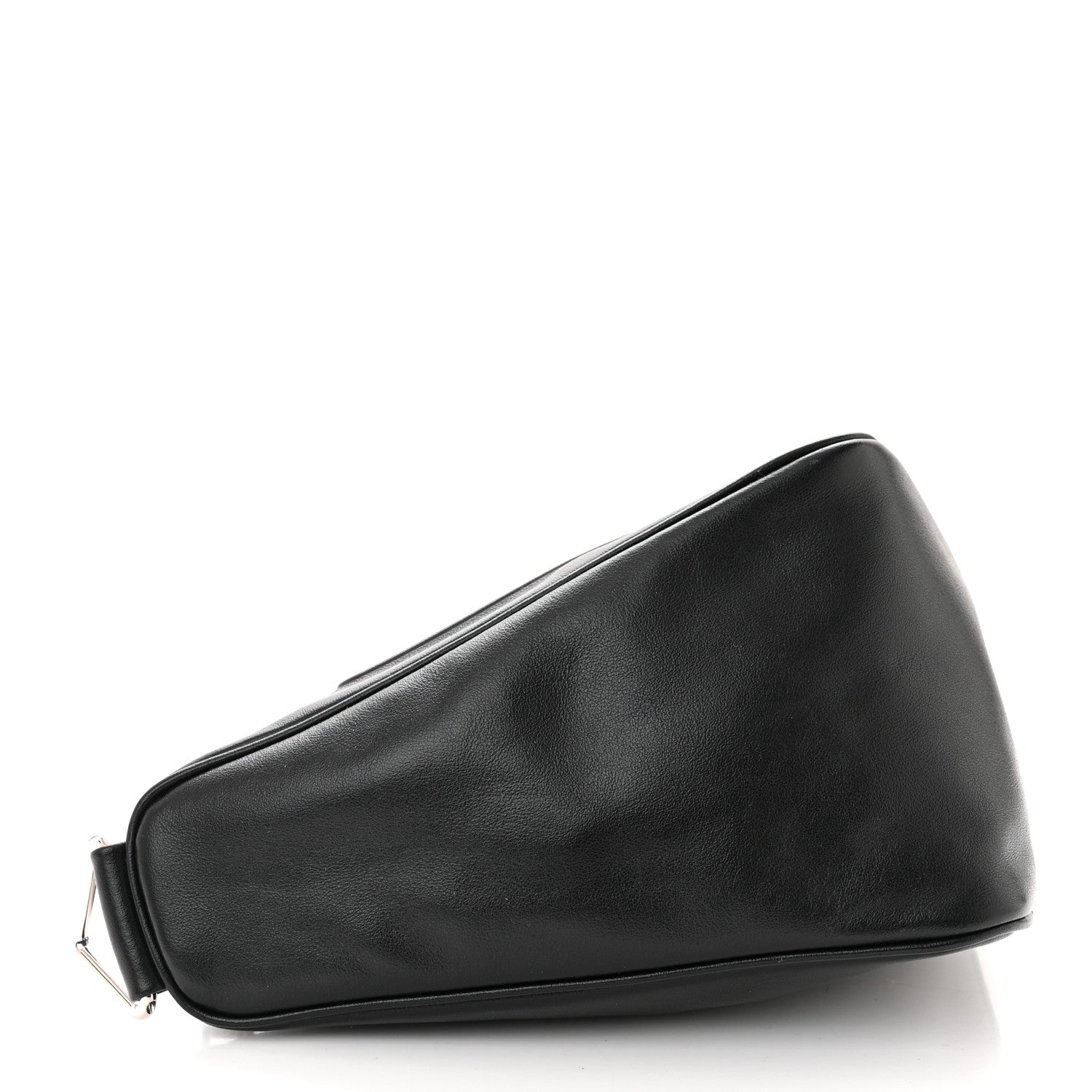 Prada Grace Lux Triangle Shoulder Bag Black 4 of 10