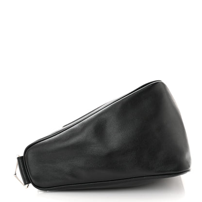 Prada Grace Lux Triangle Shoulder Bag Black 4 of 10