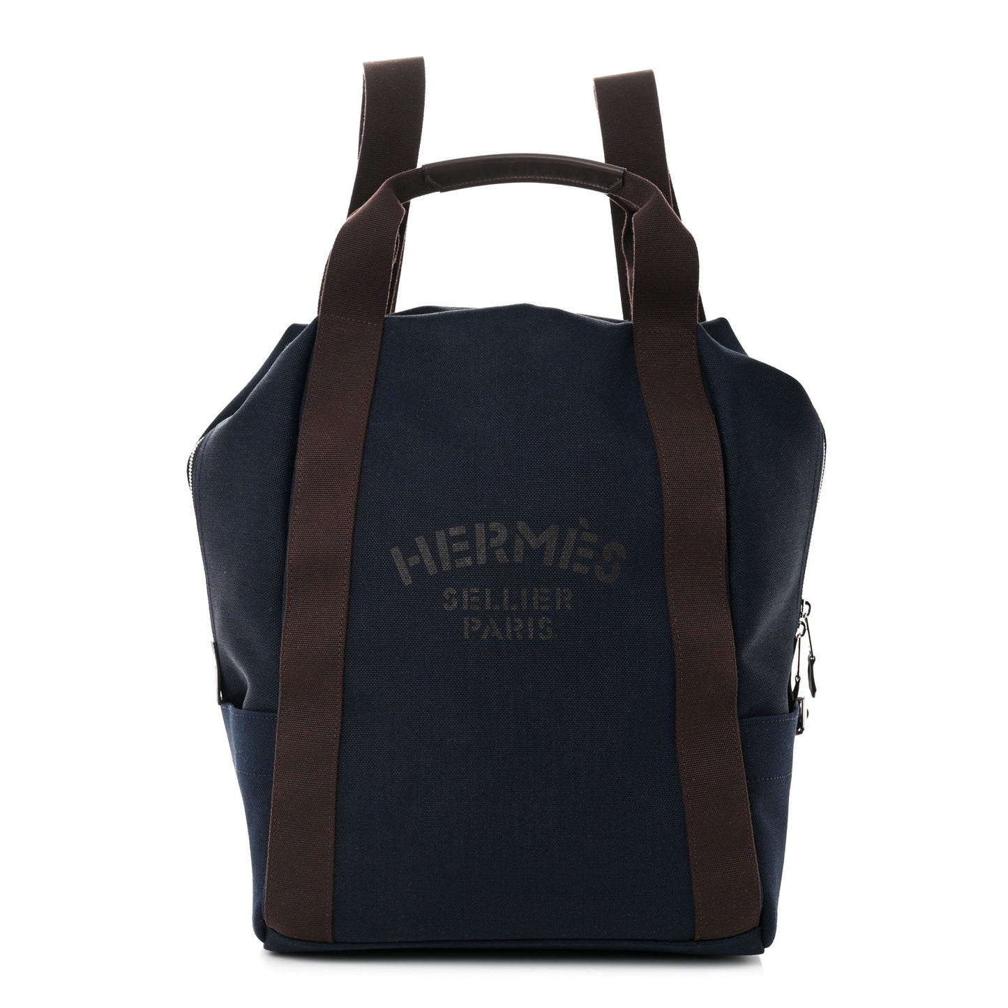 Toile Groom School Backpack Bleu Navy Feu