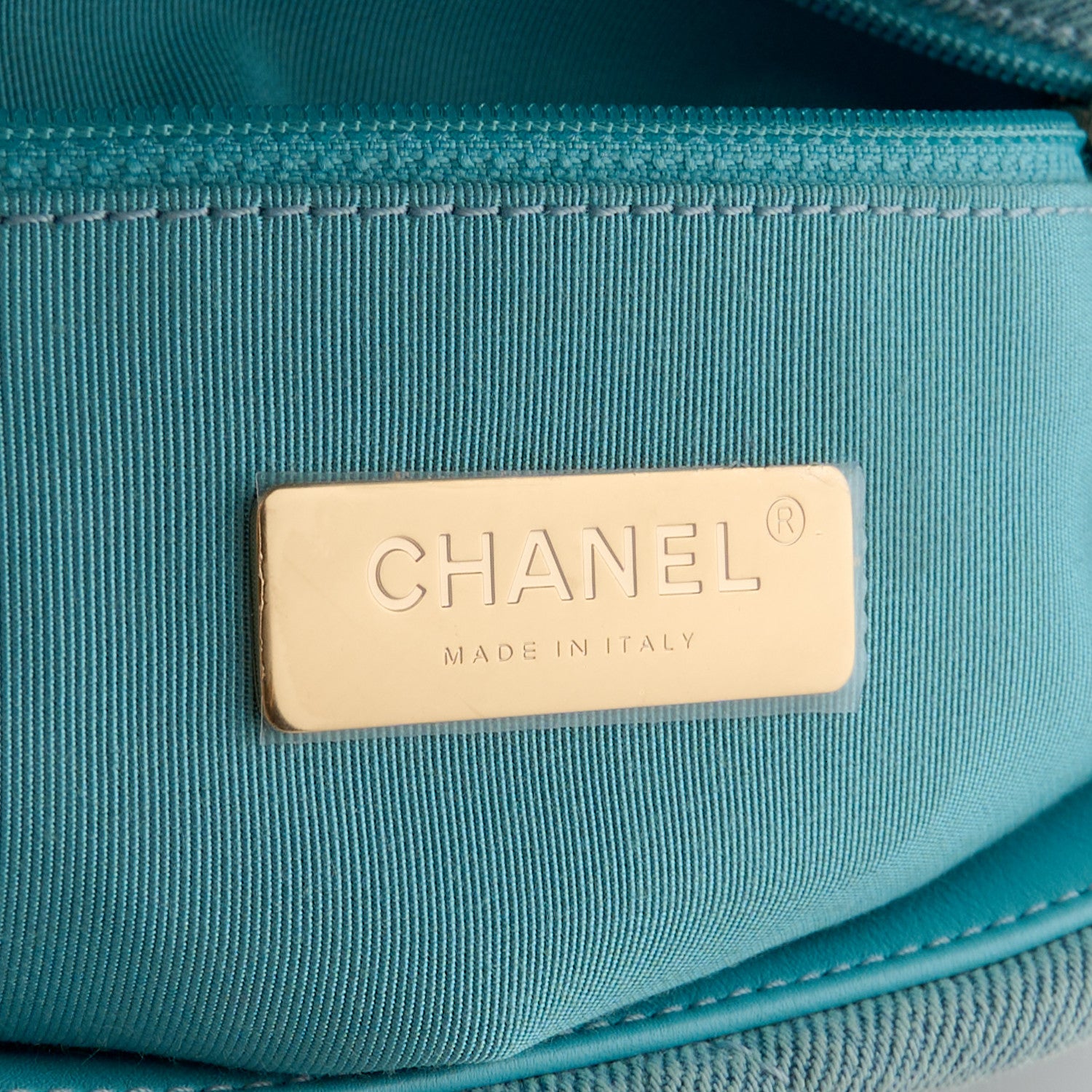 Chanel Denim Quilted Medium Chanel 19 Flap Light Blue 7 of 12