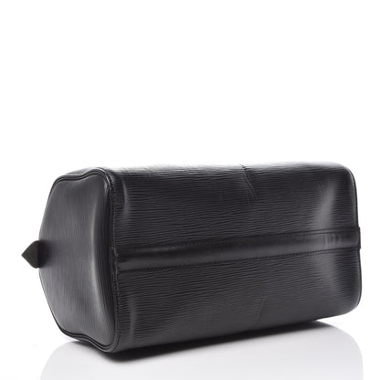 Louis Vuitton Epi Speedy 25 Black 4 of 19