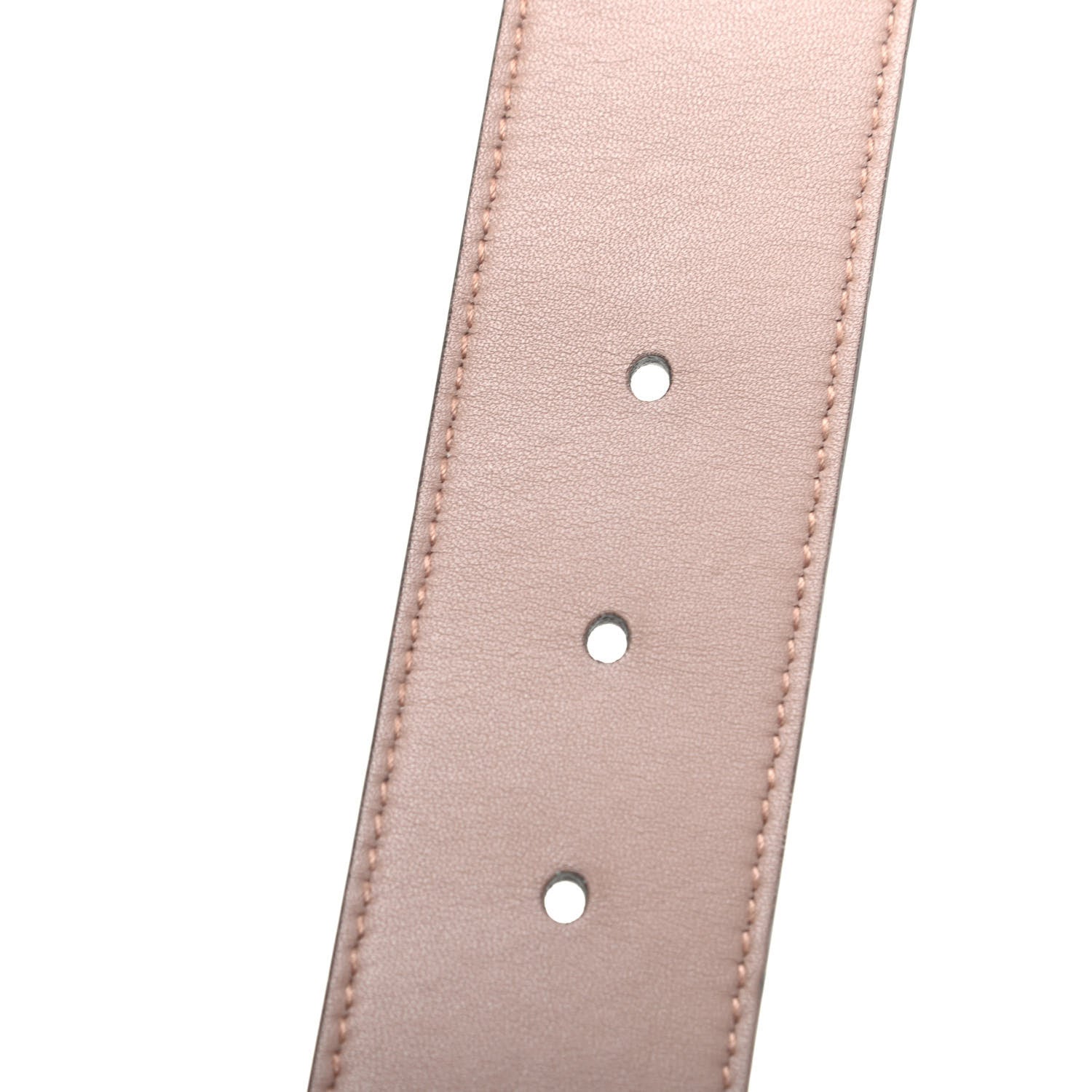 Gucci Calfskin Double G 40mm Belt 80 32 Porcelain Rose 4 of 5