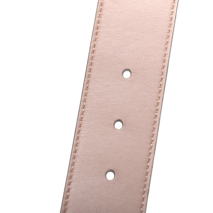 Gucci Calfskin Double G 40mm Belt 80 32 Porcelain Rose 4 of 5
