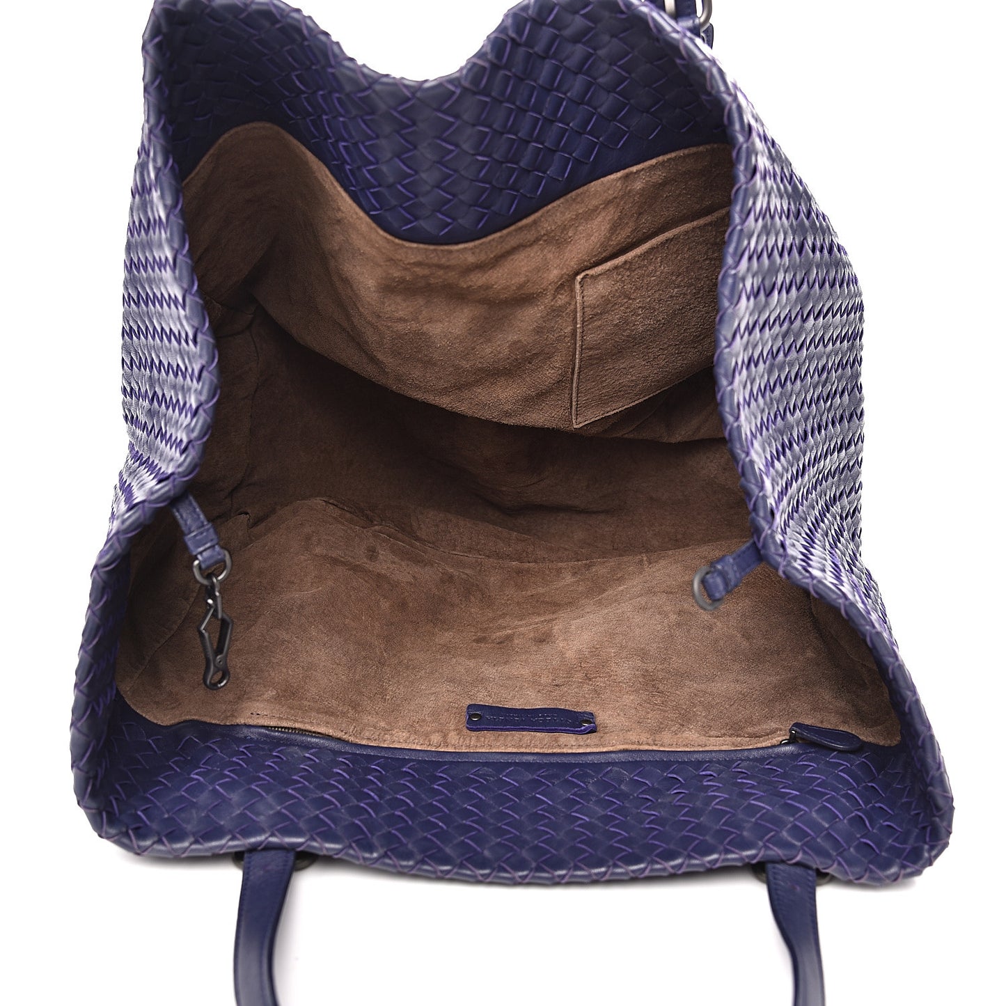 Nappa Intrecciato Large Seamless Tote Atlantic