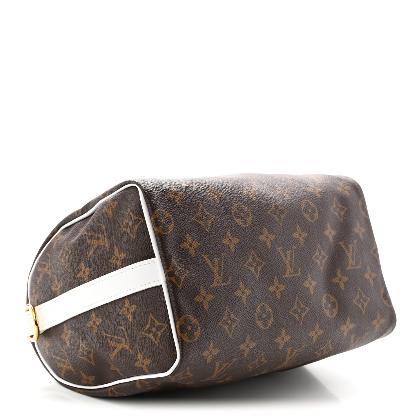 Monogram LV Match Speedy Bandouliere 25 White