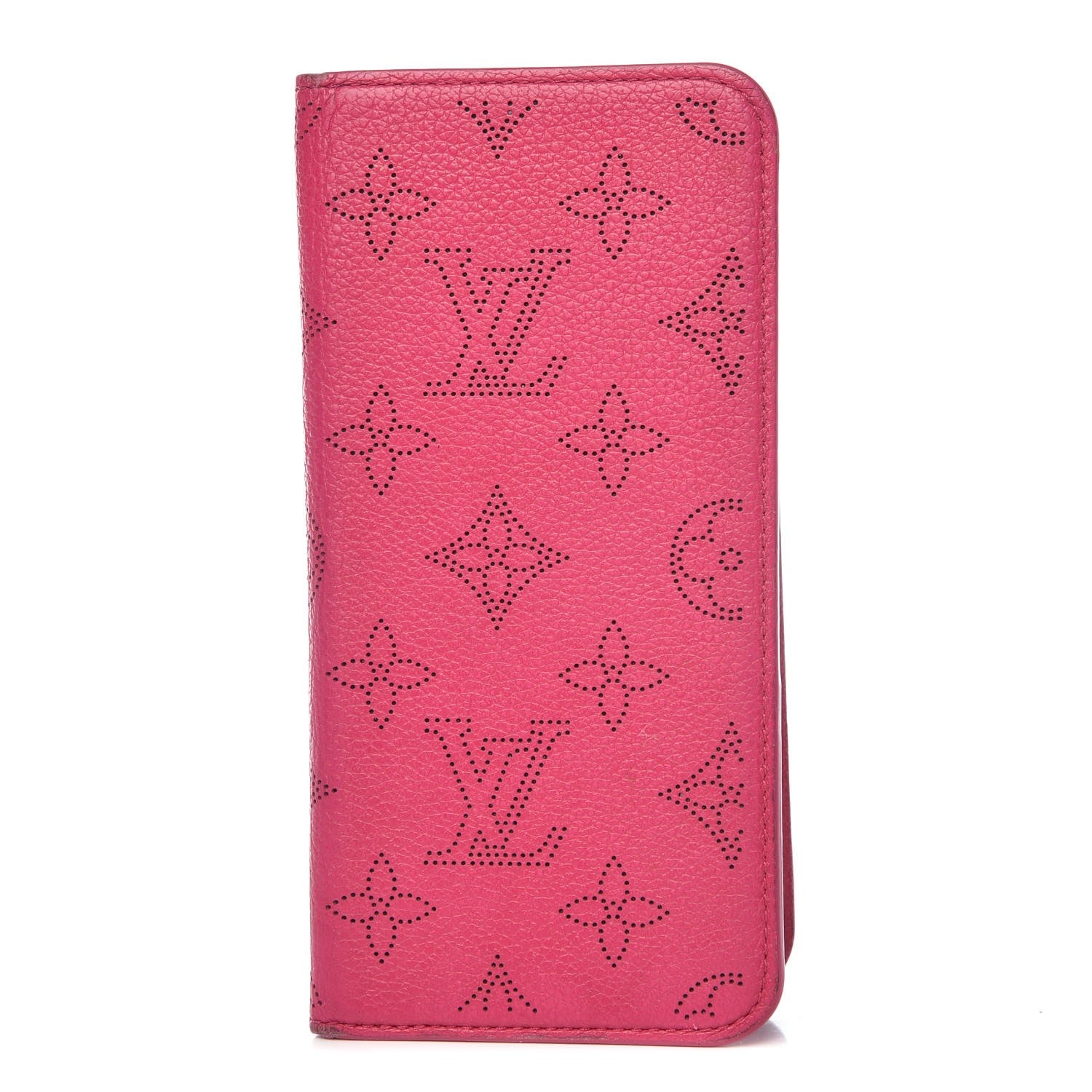 Louis Vuitton Monogram Cuir iPhone 7/8 Plus Folio Case Fuchsia 1 of 8