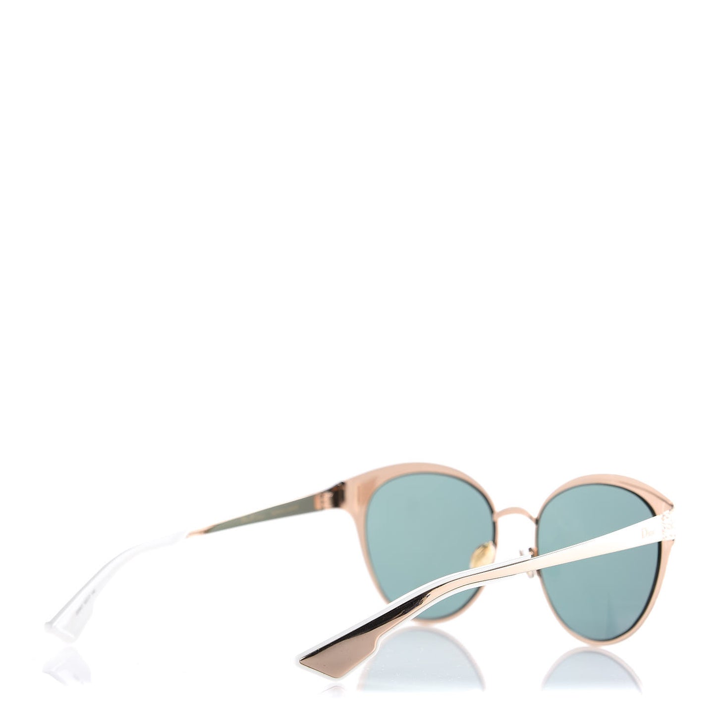 Metal Mirrored Unique Limited Edition Sunglasses Gold