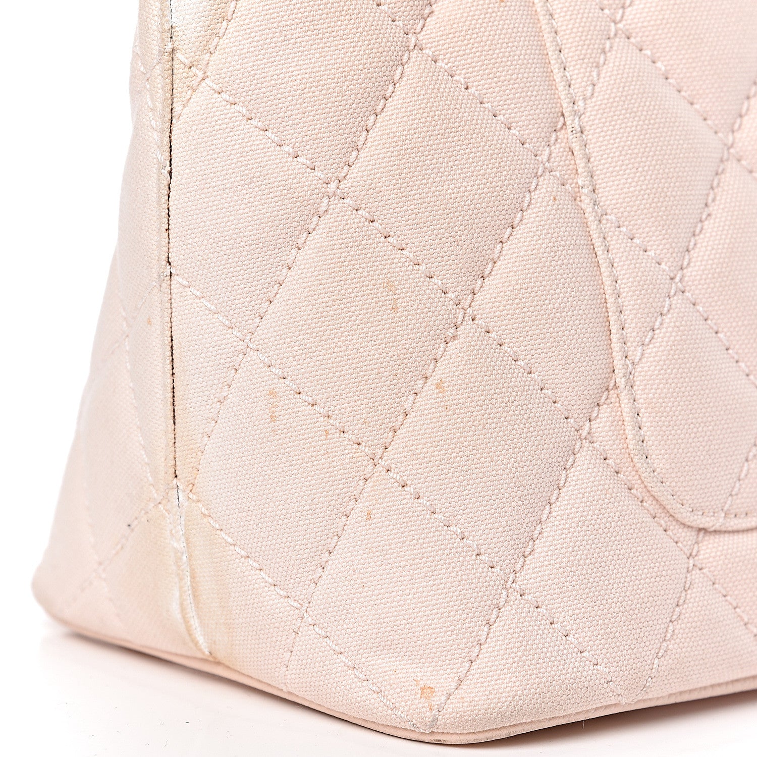Chanel Canvas Quilted Medallion Tote Light Pink 18 of 27