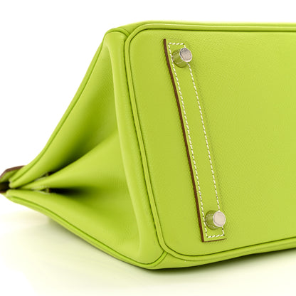 Hermes Epsom Candy Birkin 30 Kiwi Lichen 9 of 13