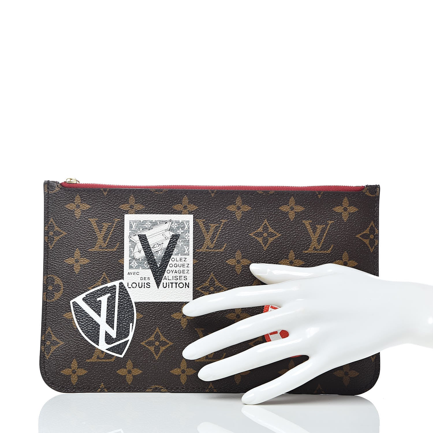 Louis Vuitton Monogram World Tour Neverfull MM GM Pochette 2 of 7
