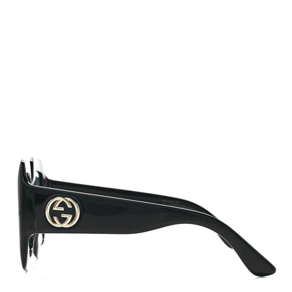 Gucci Acetate Square Frame Sunglasses GG0053S Black 3 of 9