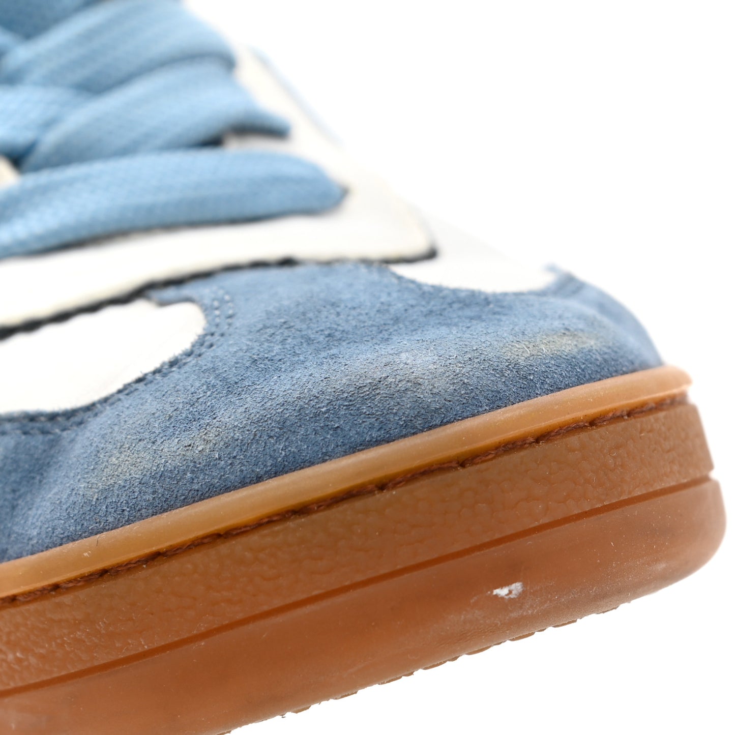 Calfskin Frontrow Sneakers 37.5 Blue