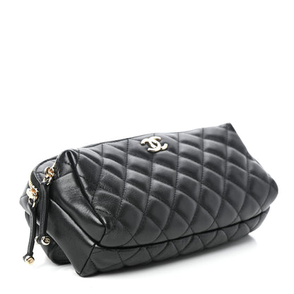 Chanel Calfskin Quilted Waist Bag Black 4 of 10