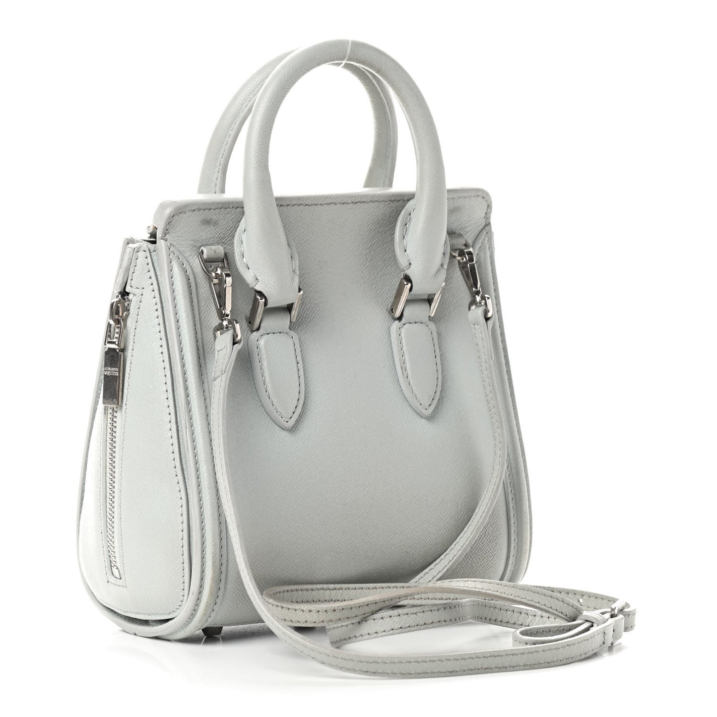 Calfskin Small Heroine Light Grey