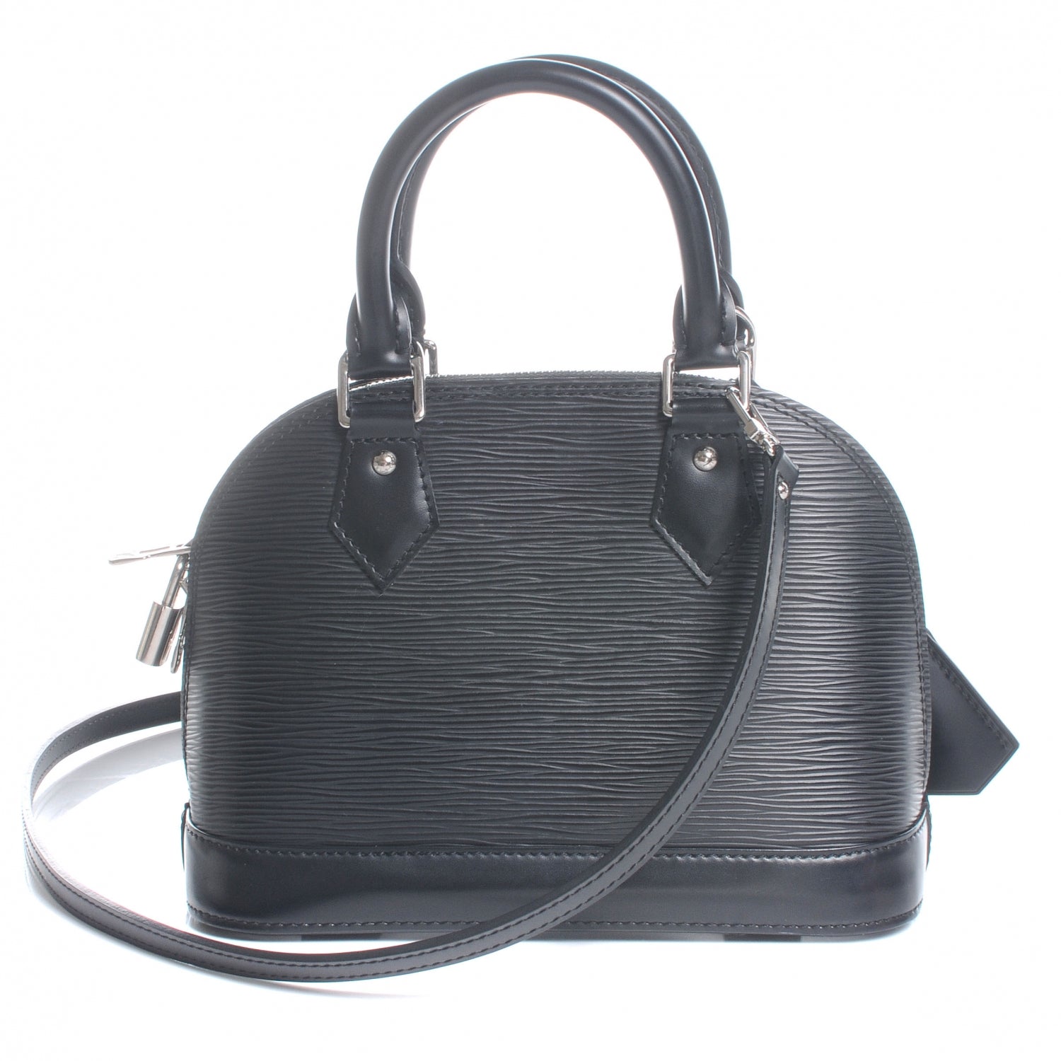 Louis Vuitton Epi Alma BB Black 3 of 8