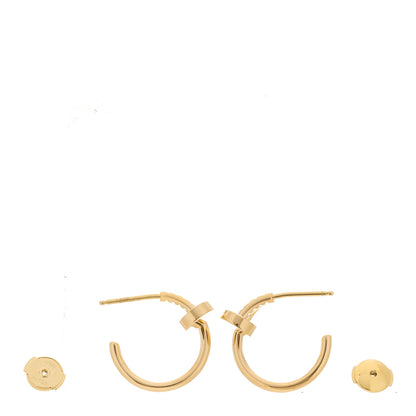 Cartier 18K Yellow Gold Juste Un Clou Hoop Earrings 3 of 4