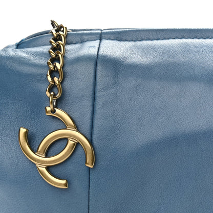 Chanel Lambskin Small Chain Shoulder Bag Turquoise 8 of 18