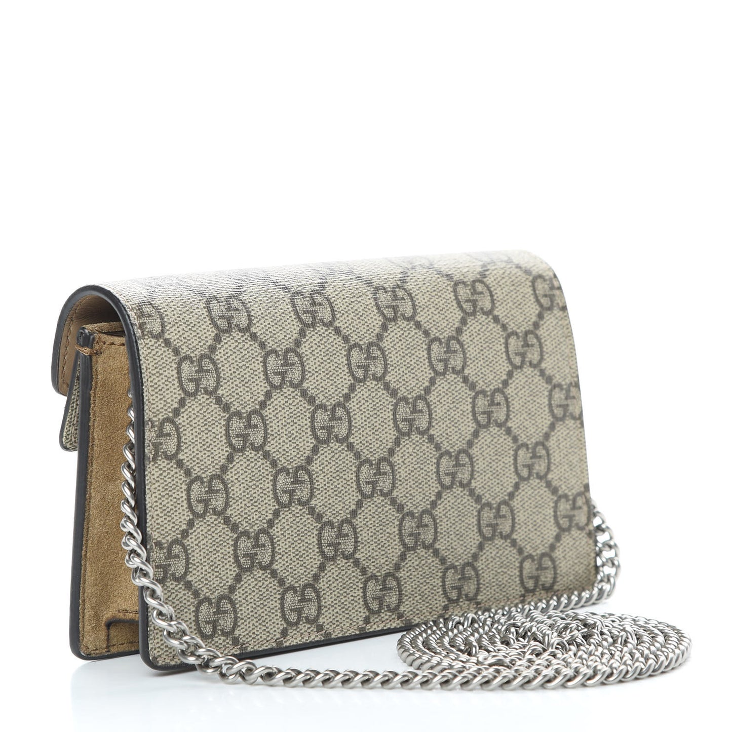 GG Supreme Monogram Super Mini Dionysus Shoulder Bag Taupe