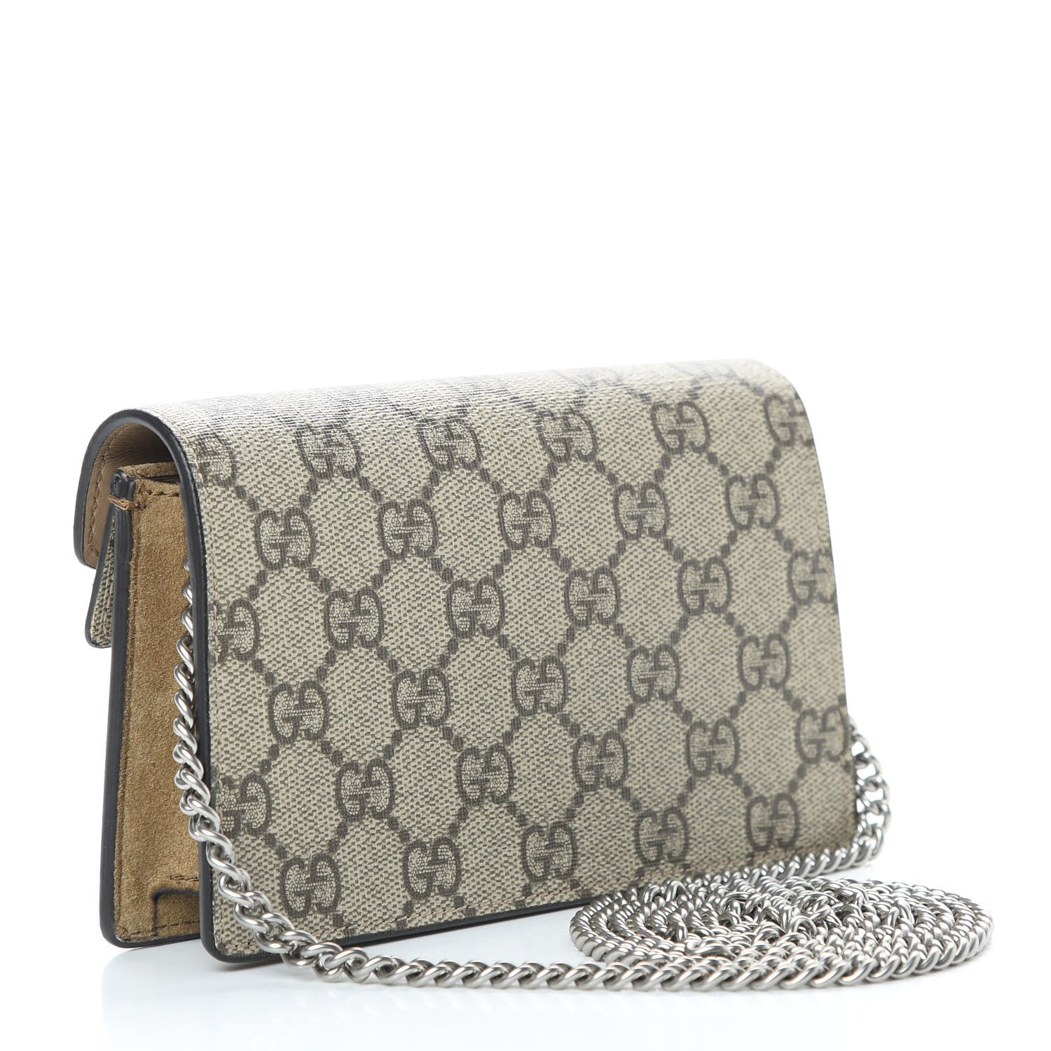 Gucci GG Supreme Monogram Super Mini Dionysus Shoulder Bag Taupe 3 of 11