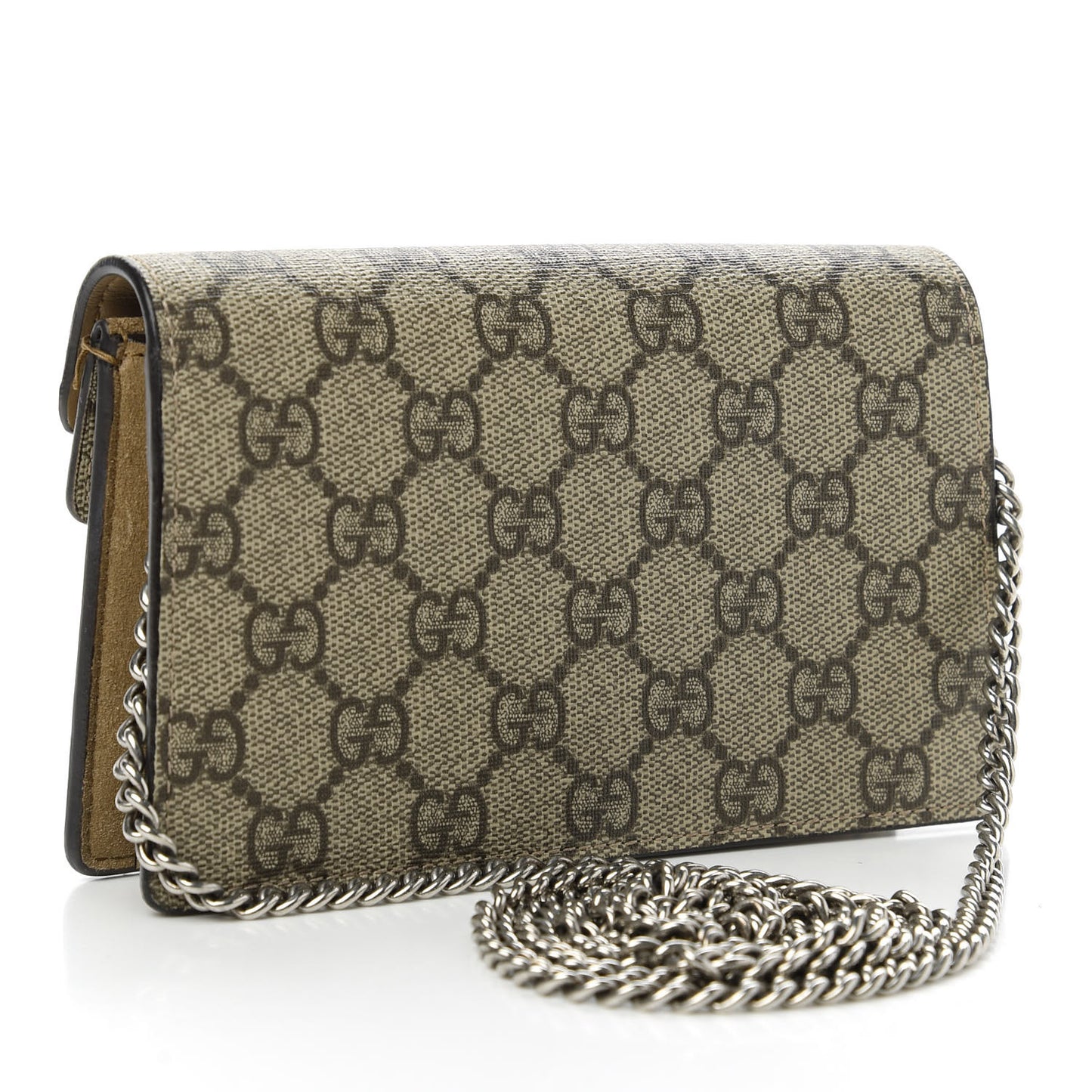 GG Supreme Monogram Super Mini Dionysus Shoulder Bag Taupe