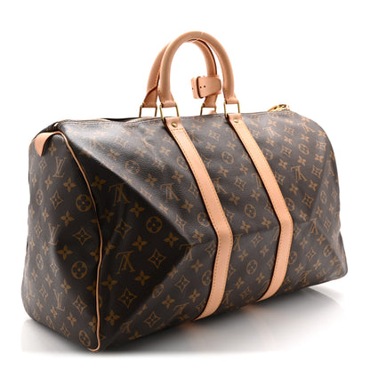 Louis Vuitton Monogram Keepall Bandouliere 45 2 of 13