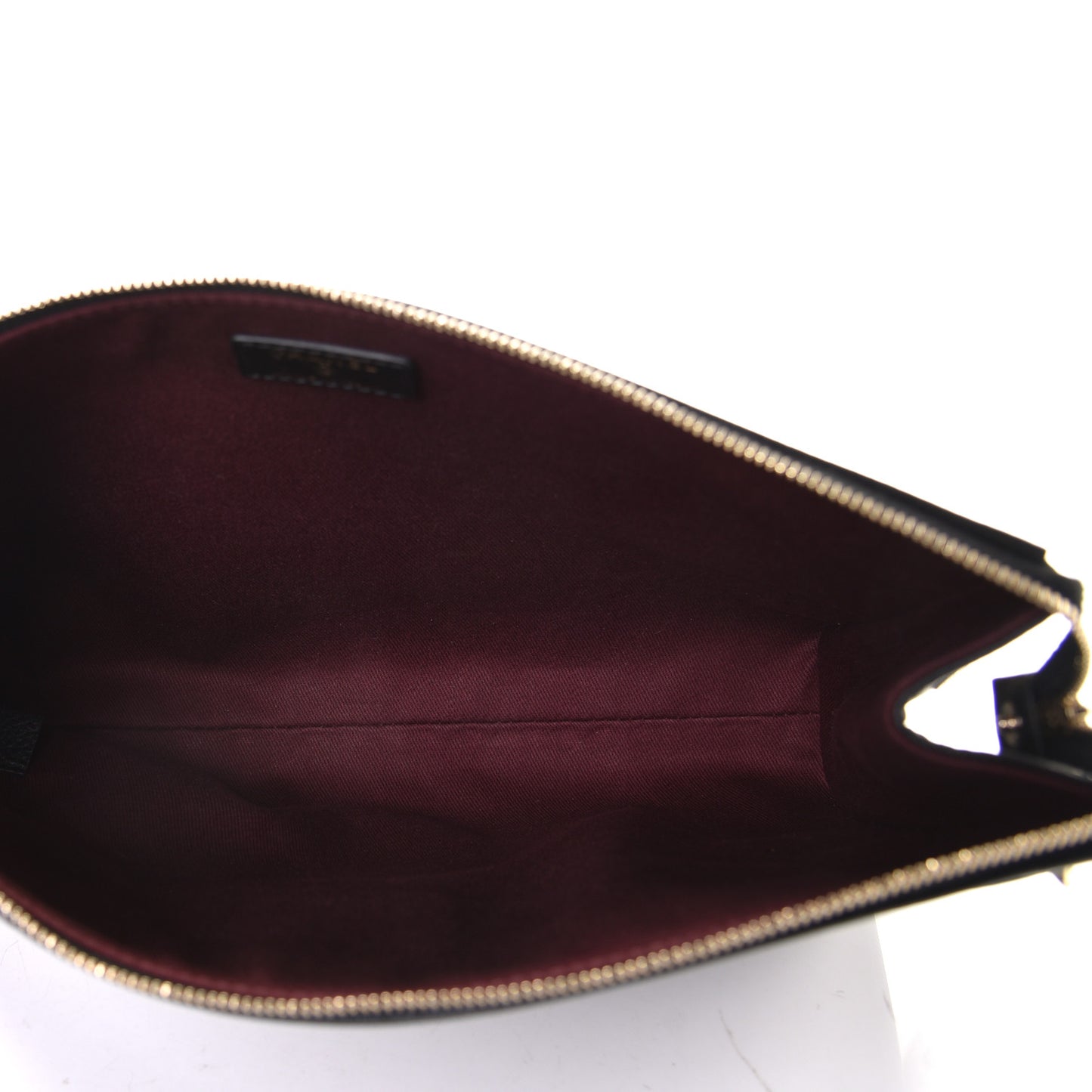 Grained Calfskin Large Neo Executive Cosmetic Case Black