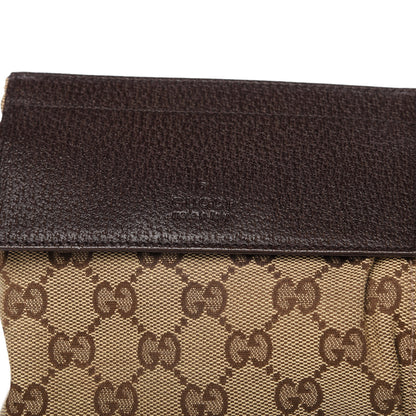 Gucci GG Monogram Double Pocket Belt Bag Dark Brown 10 of 10