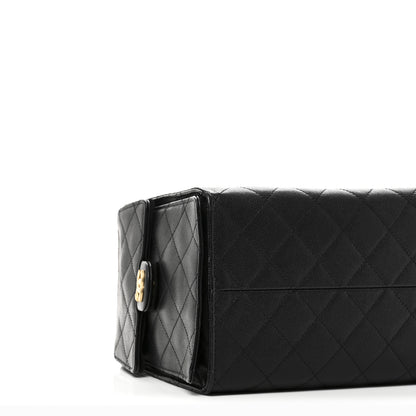 Chanel Caviar Quilted Medium Chanel 25 Handbag Black 10 of 11