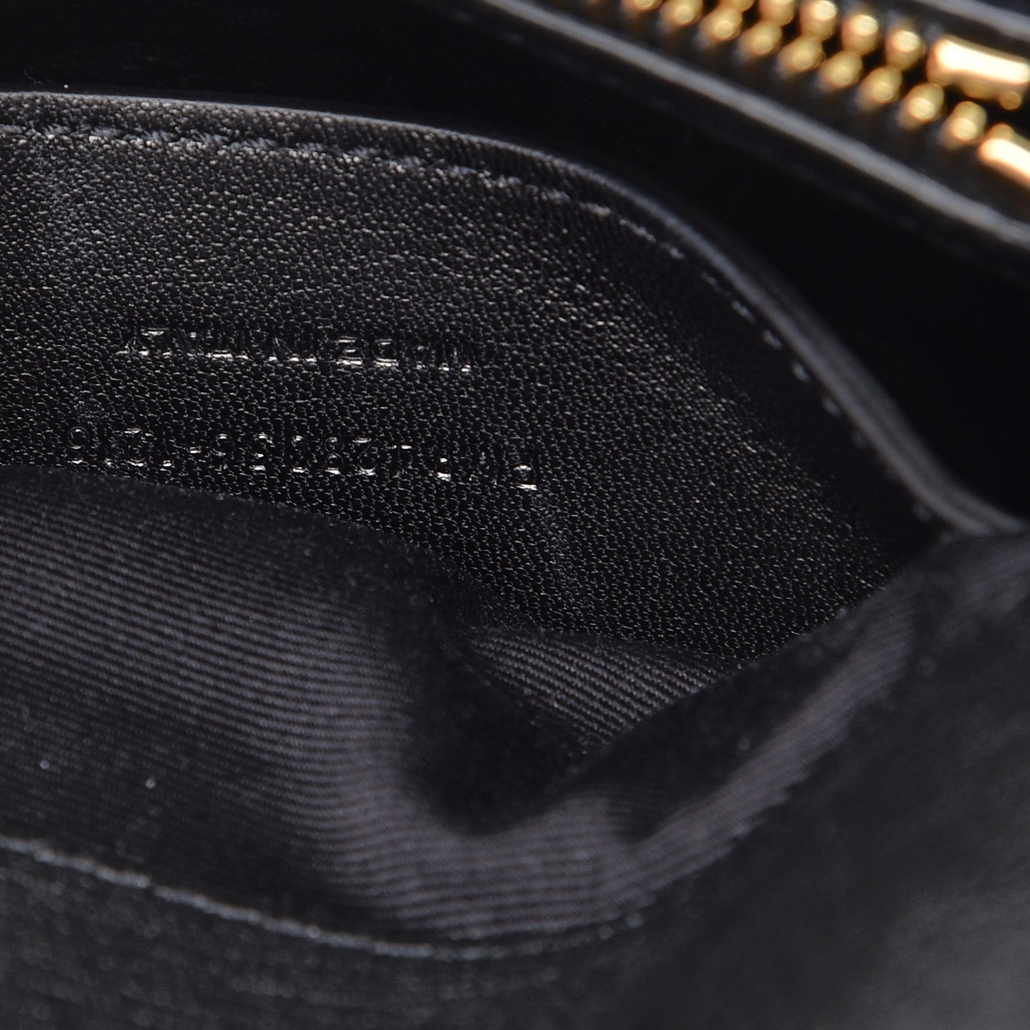 Saint Laurent Sheepskin Matelasse Chevron Monogram Medium College Bag Black 7 of 7