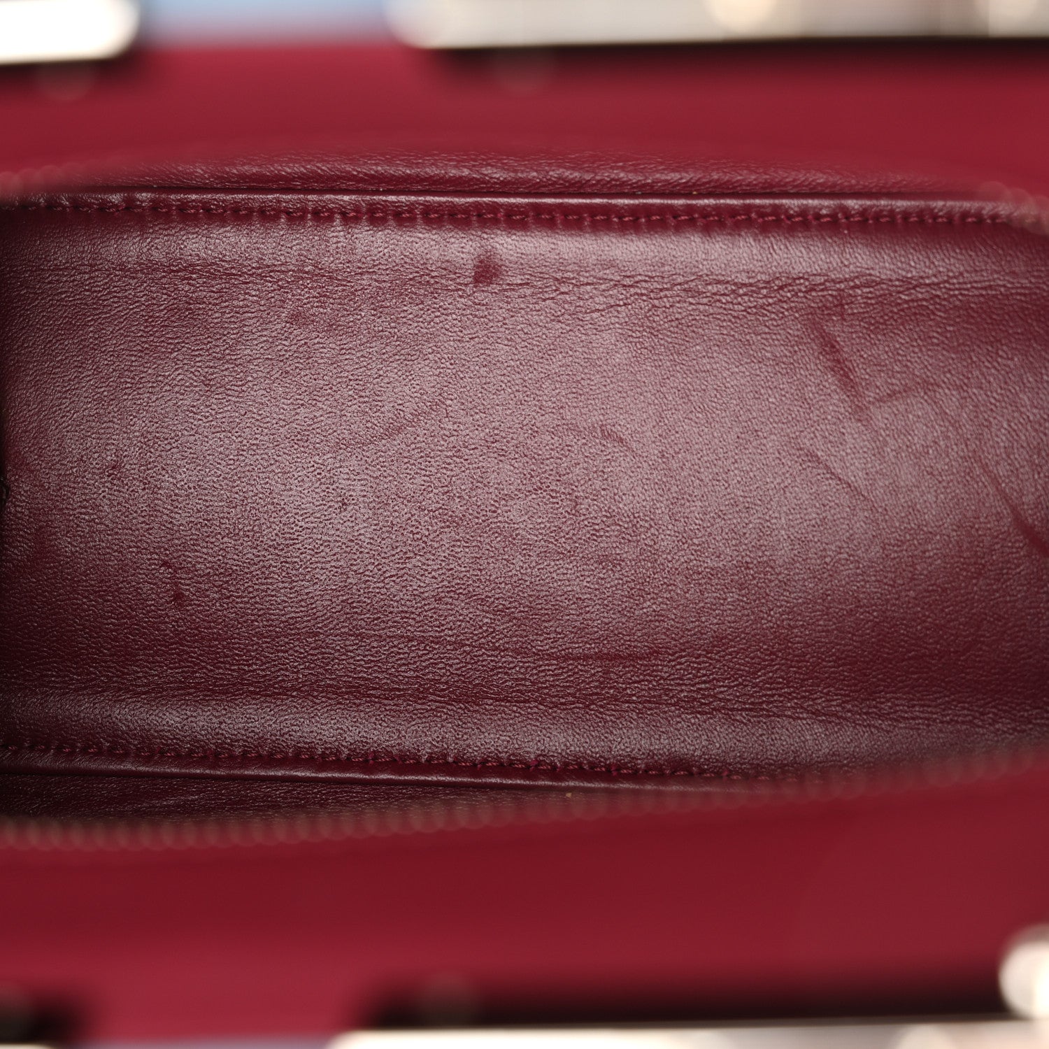 Fendi Vitello Dolce Mini 3jours Tote Black Cherry 1688153