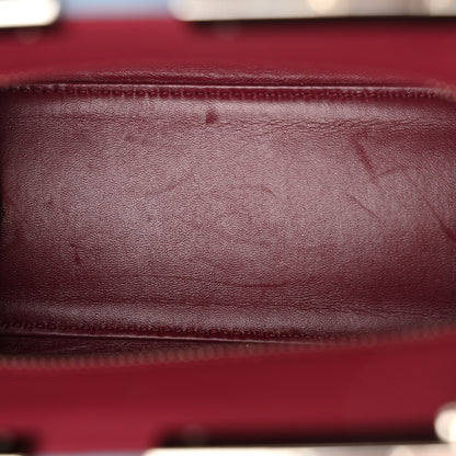 Fendi Vitello Dolce Mini 3jours Tote Black Cherry 12 of 12