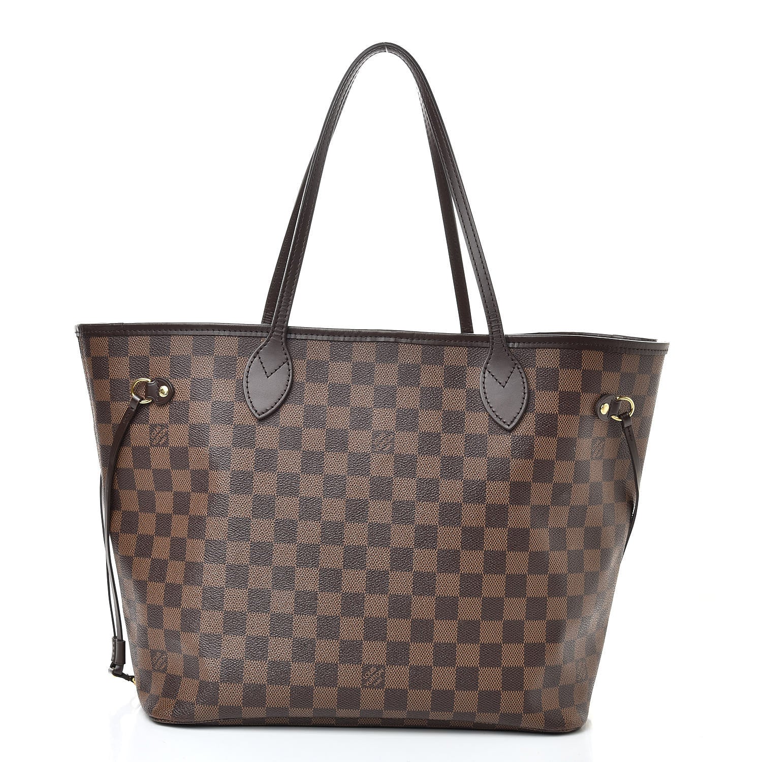 Louis Vuitton Damier Ebene Neo Neverfull MM Rose Ballerine 3 of 16