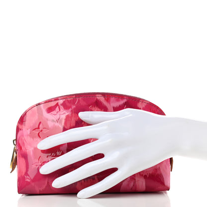 Louis Vuitton Vernis Ikat Cosmetic Pouch Rose Indien 2 of 9