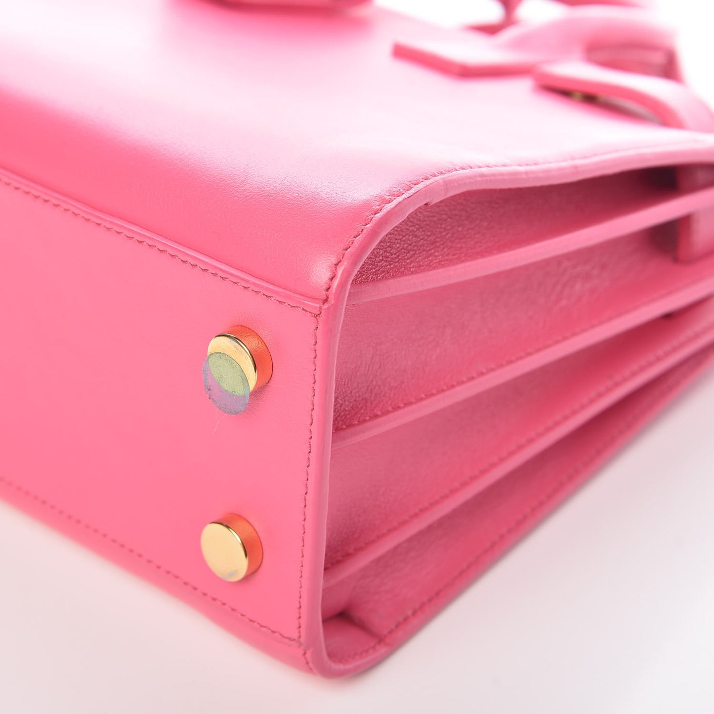Calfskin Nano Sac De Jour Lipstick Fuchsia
