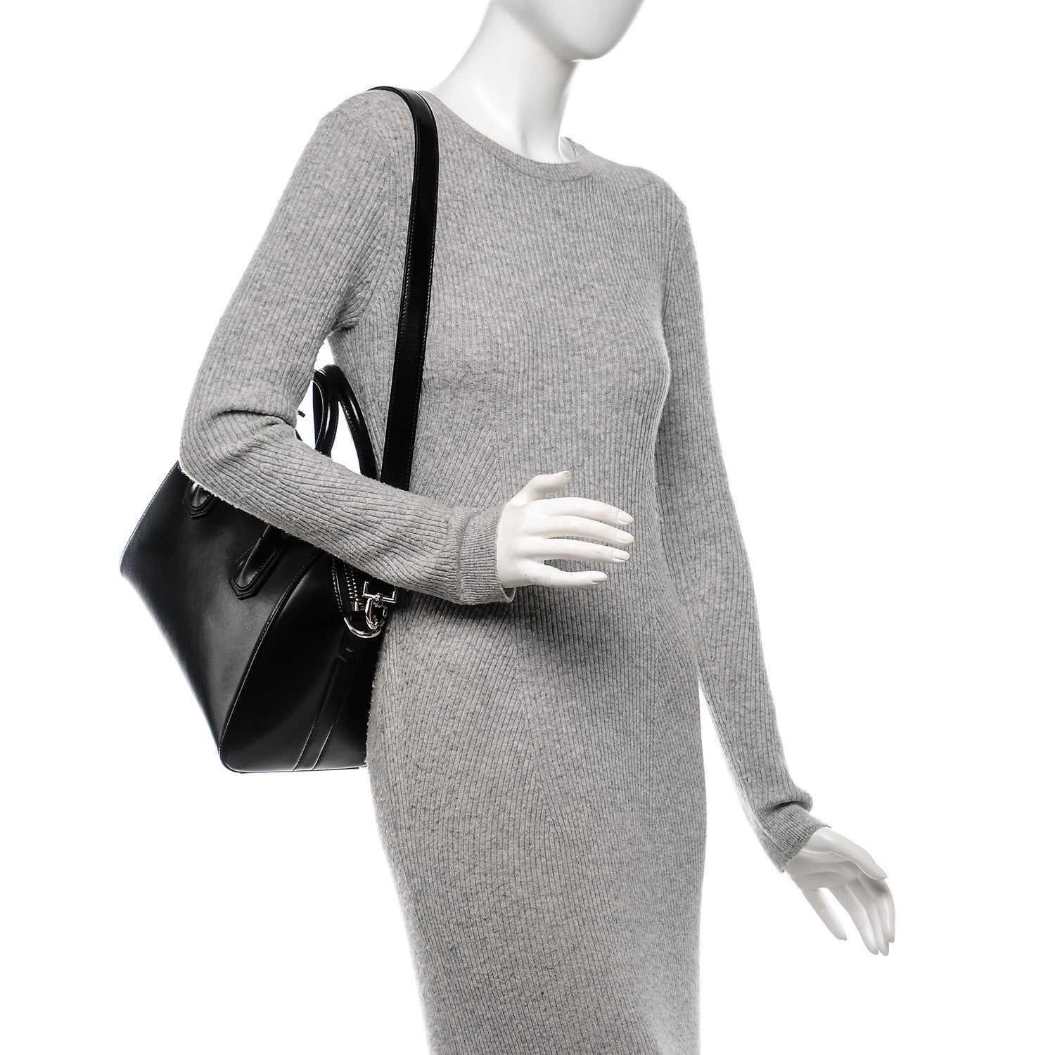 Givenchy Shiny Lord Calfskin Small Antigona Black 2 of 6