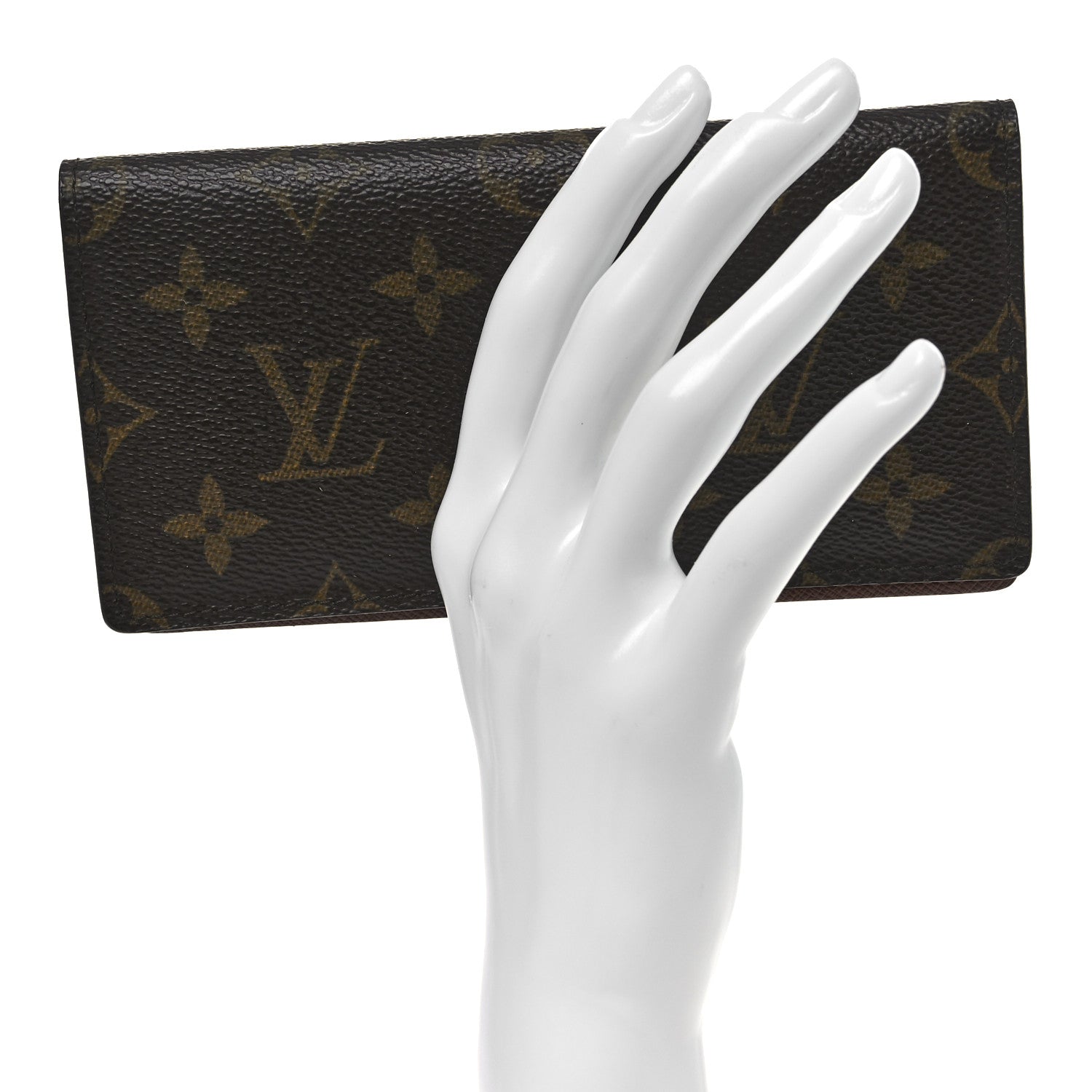Louis Vuitton Monogram Simple Checkbook Holder Wallet Cover 2 of 7