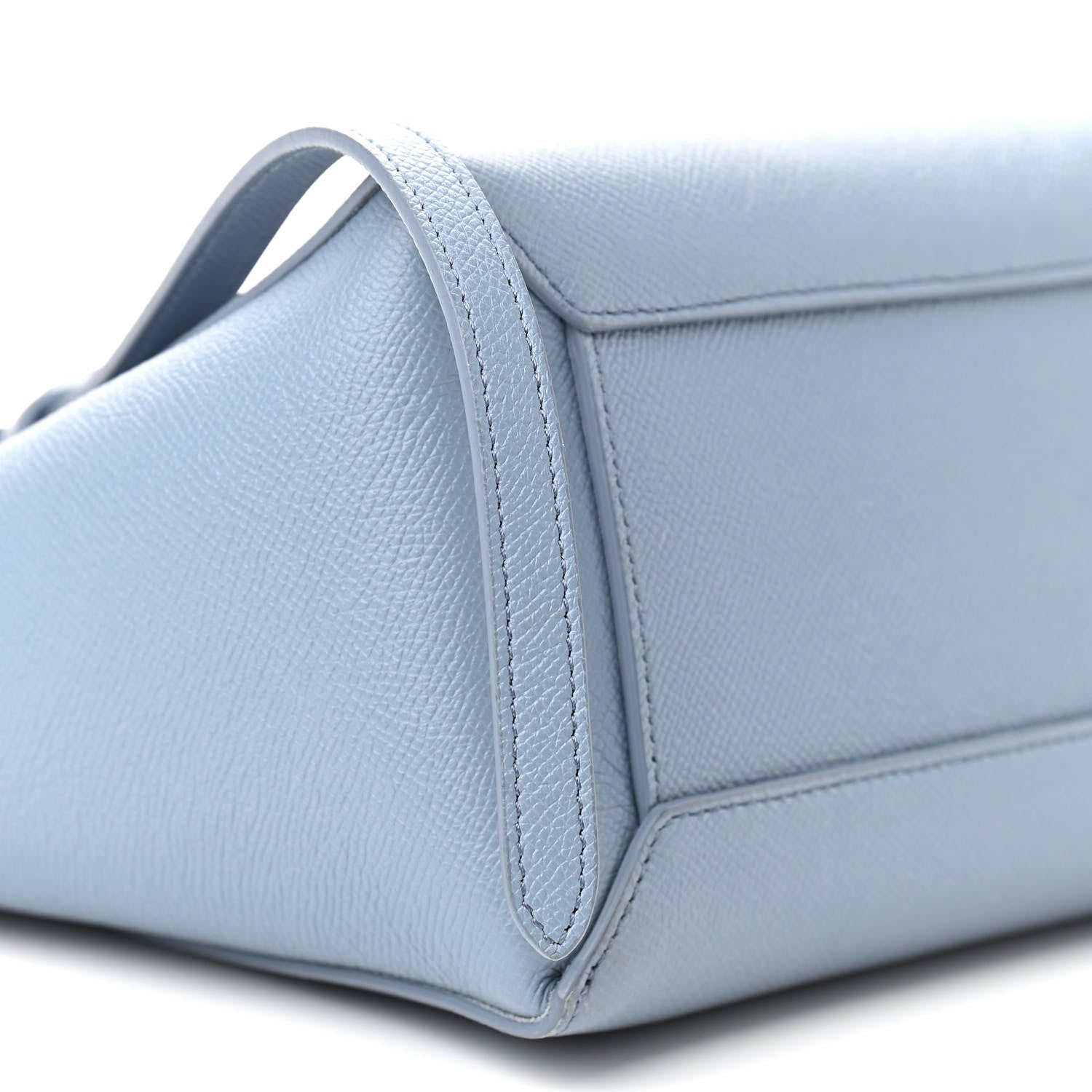 Celine Grained Calfskin Mini Belt Bag Washed Blue 10 of 15