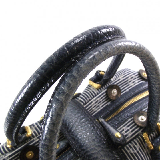 Denim Polka Dot Trunks and Bags Bowly