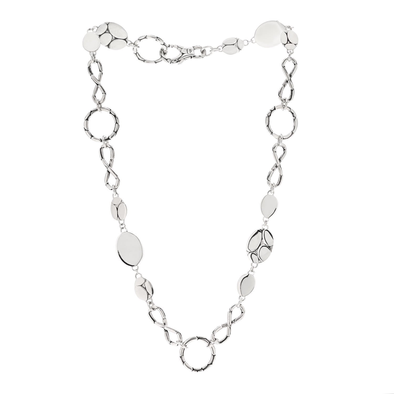 John Hardy Sterling Silver Kali Round-Link Infinity Necklace 3 of 4