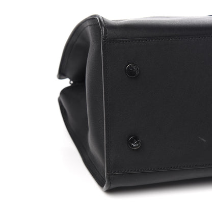 Saint Laurent Smooth Calfskin Small Monogram Cabas Black 8 of 11