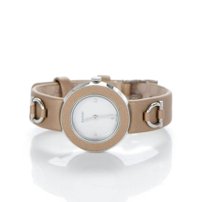 Gucci Stainless Steel Satin Diamond 27mm U-Play Quartz Watch 5 of 11