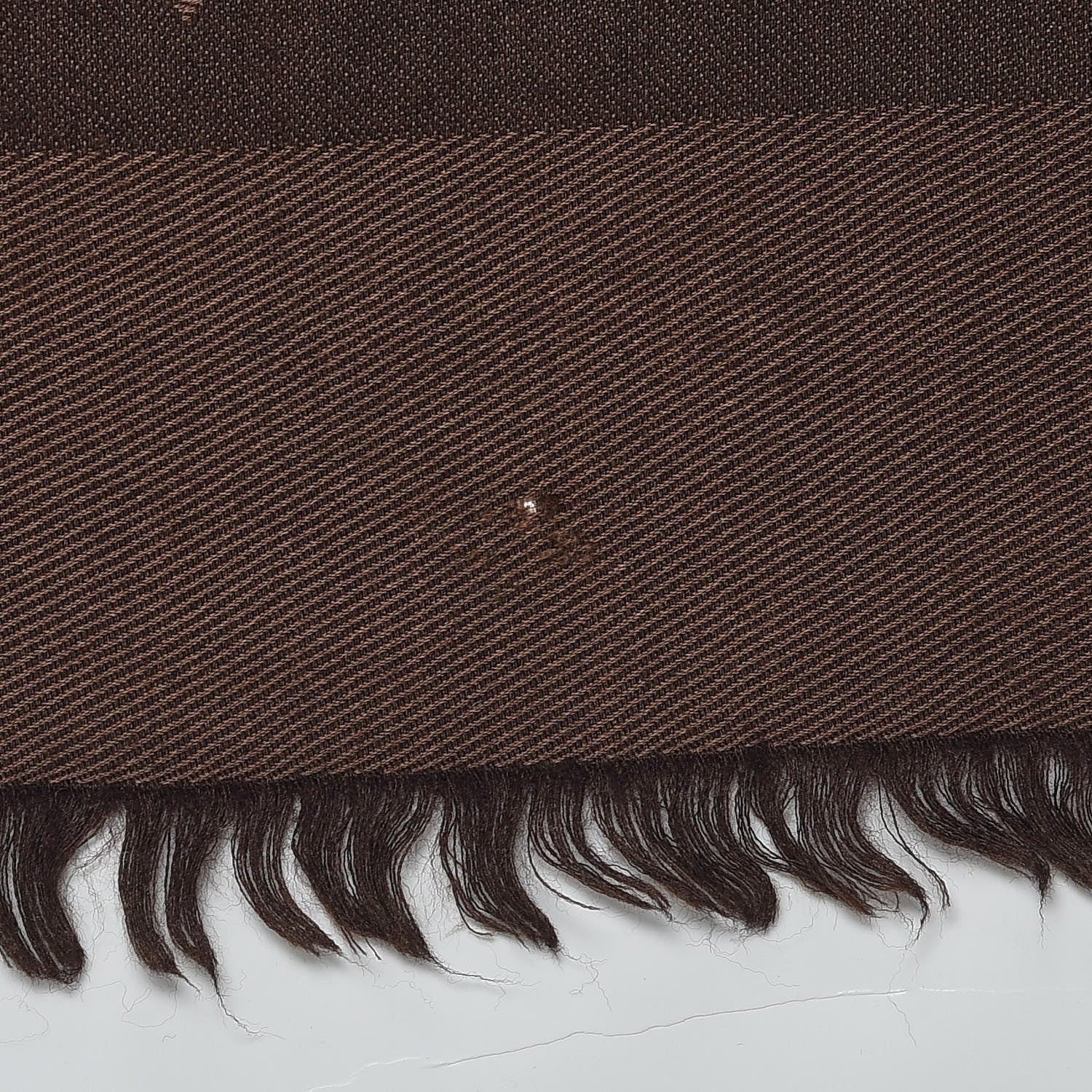 Louis Vuitton Silk Lurex Wool Monogram Shine Shawl Brown 6 of 7