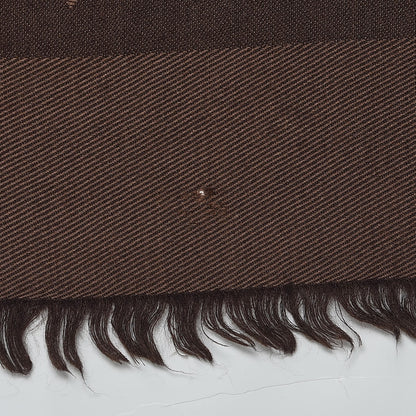 Louis Vuitton Silk Lurex Wool Monogram Shine Shawl Brown 6 of 7