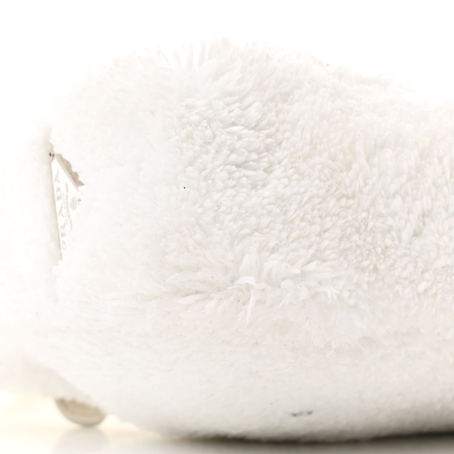 Prada Terry Cloth Mini Re-Edition 2000 Bag White Black 9 of 11