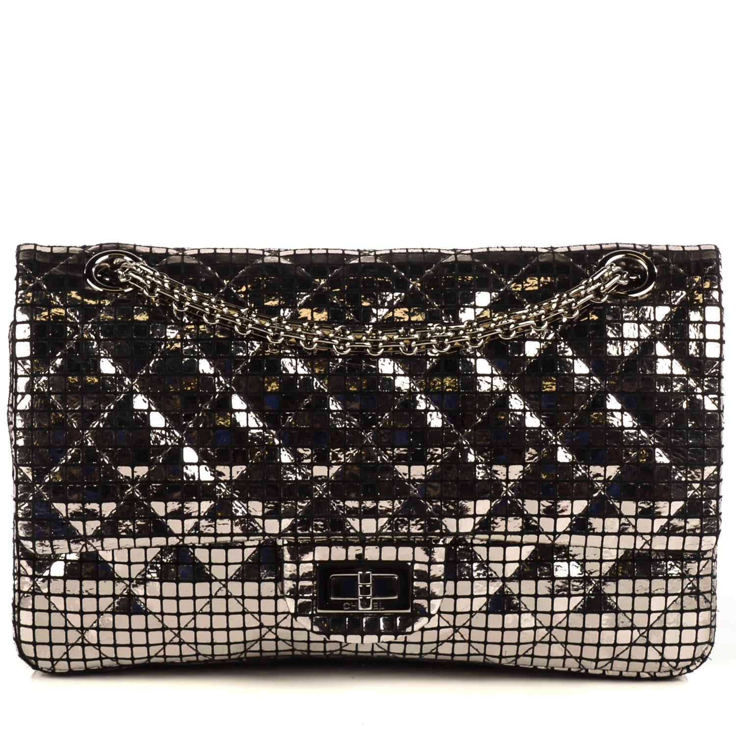 Chanel Mirror 2.55 Reissue 225 Flap Silver 1 of 8
