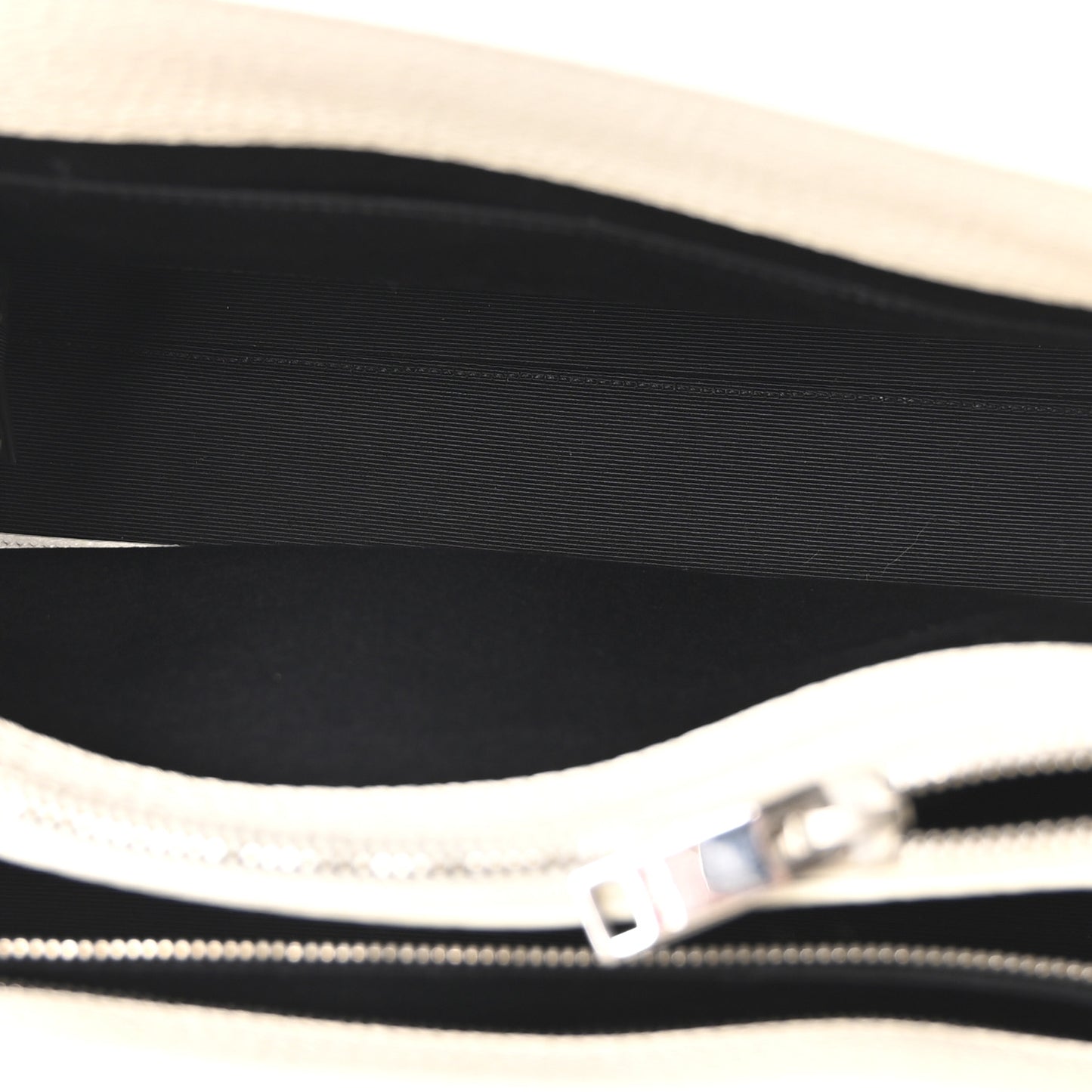 Grained Calfskin Small Sac De Jour Dove White
